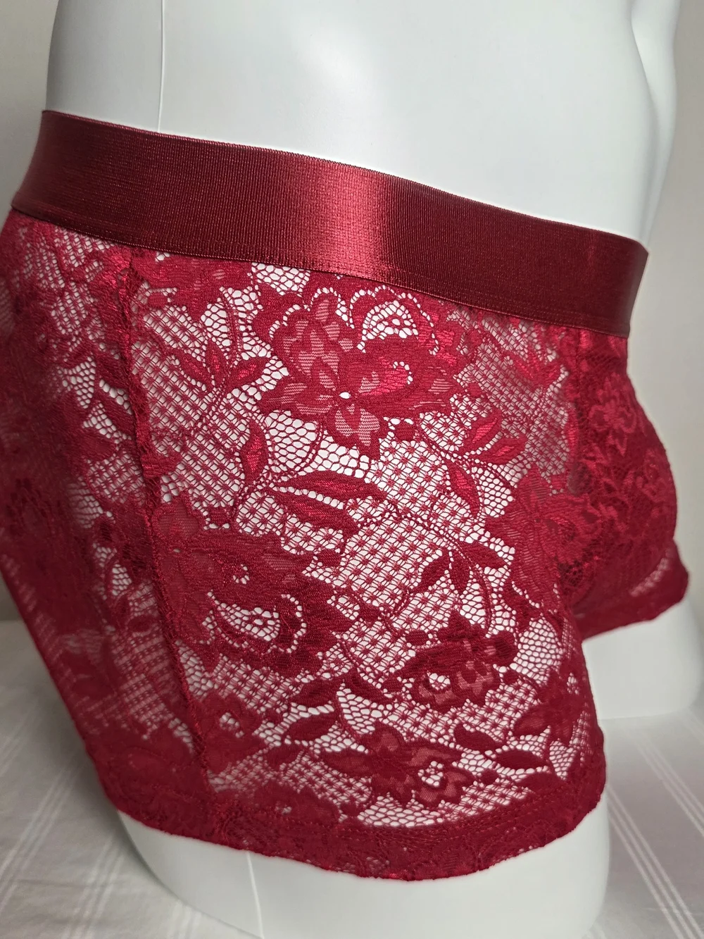 Cosabella Red Lace Boxer Briefs